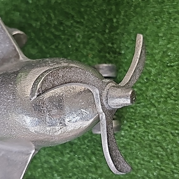 Vintage Old Solid Cast Aluminum Art Deco Style Model - Picture 8 of 14